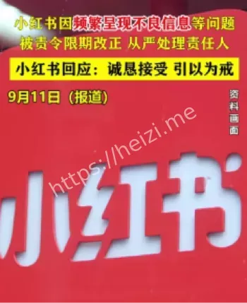 小红书回应被处罚