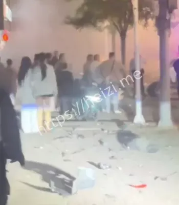 清江浦别克爆炸现场