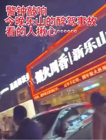 酒驾撞毁配电箱